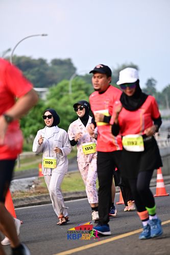 Race photo from CISANGKAN KBP CITY RUN 2025