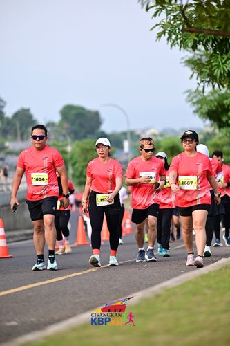 Race photo from CISANGKAN KBP CITY RUN 2025