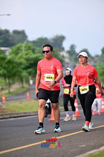 Race photo from CISANGKAN KBP CITY RUN 2025