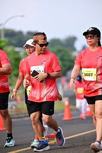 Race photo from CISANGKAN KBP CITY RUN 2025
