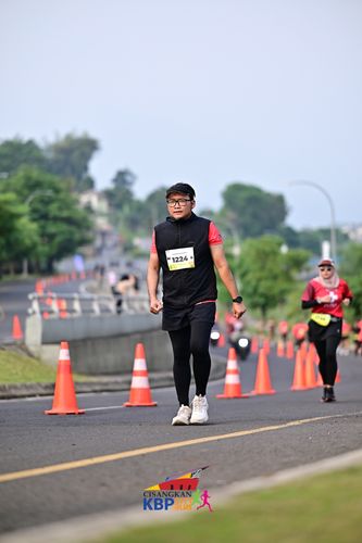 Race photo from CISANGKAN KBP CITY RUN 2025