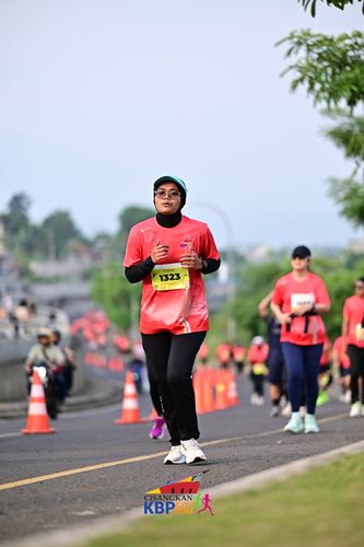 Race photo from CISANGKAN KBP CITY RUN 2025