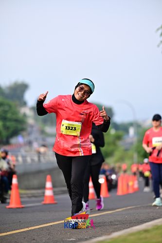 Race photo from CISANGKAN KBP CITY RUN 2025