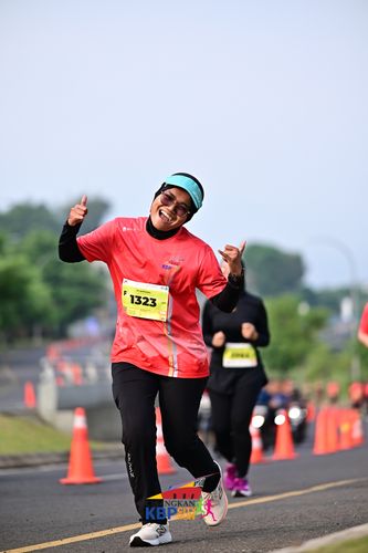 Race photo from CISANGKAN KBP CITY RUN 2025