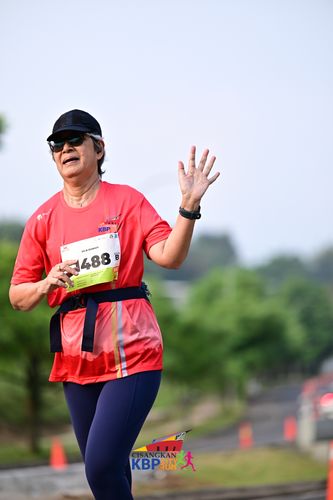 Race photo from CISANGKAN KBP CITY RUN 2025