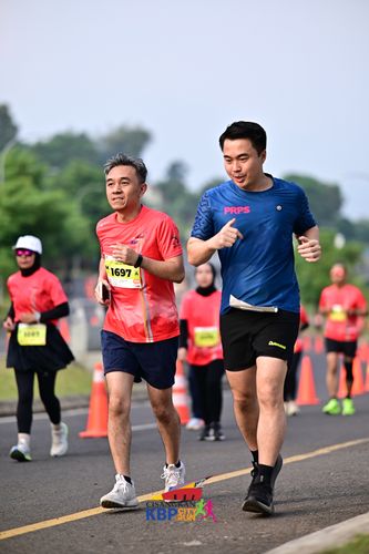 Race photo from CISANGKAN KBP CITY RUN 2025
