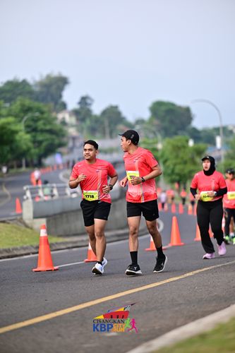 Race photo from CISANGKAN KBP CITY RUN 2025