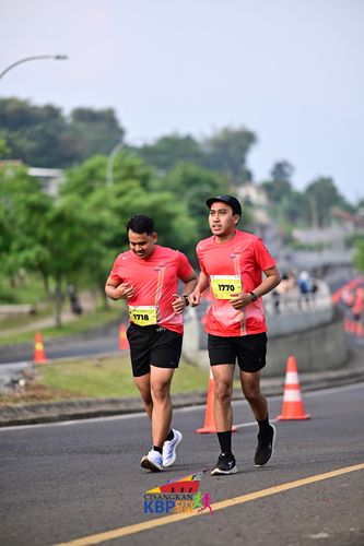 Race photo from CISANGKAN KBP CITY RUN 2025