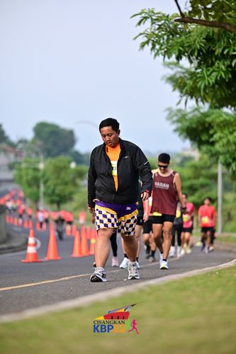 Race photo from CISANGKAN KBP CITY RUN 2025