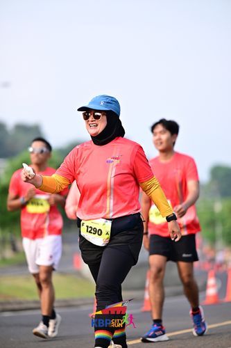 Race photo from CISANGKAN KBP CITY RUN 2025