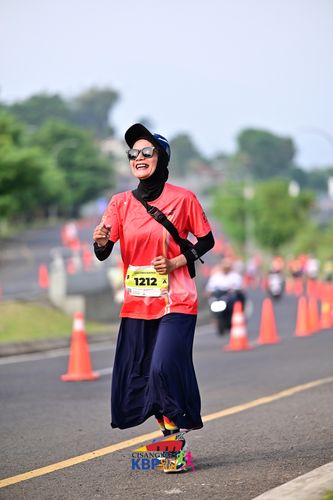 Race photo from CISANGKAN KBP CITY RUN 2025