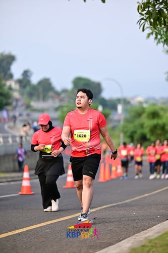 Race photo from CISANGKAN KBP CITY RUN 2025
