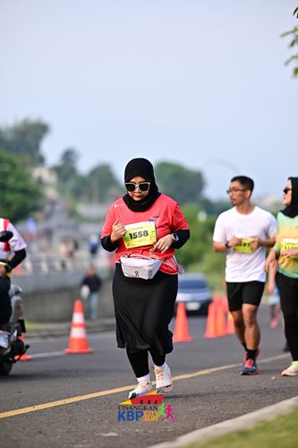 Race photo from CISANGKAN KBP CITY RUN 2025