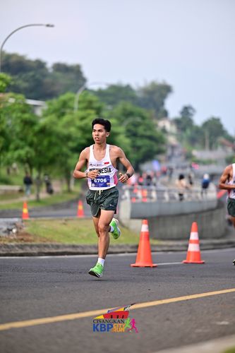 Race photo from CISANGKAN KBP CITY RUN 2025