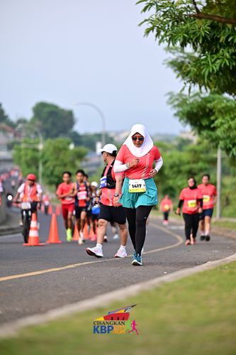 Race photo from CISANGKAN KBP CITY RUN 2025