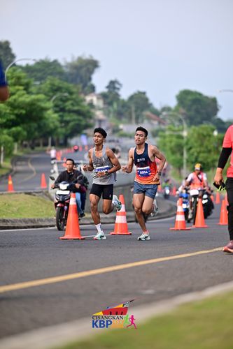 Race photo from CISANGKAN KBP CITY RUN 2025
