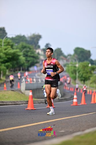 Race photo from CISANGKAN KBP CITY RUN 2025