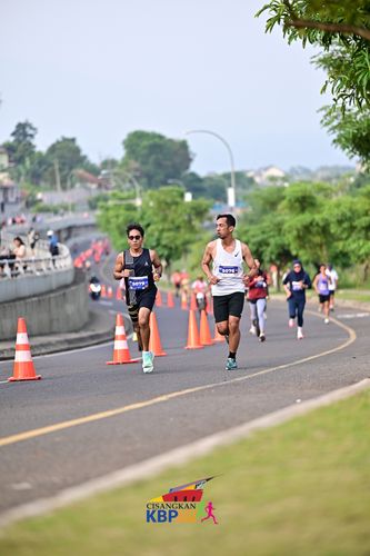 Race photo from CISANGKAN KBP CITY RUN 2025