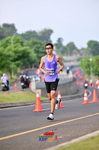 Race photo from CISANGKAN KBP CITY RUN 2025