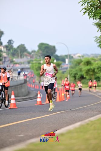 Race photo from CISANGKAN KBP CITY RUN 2025