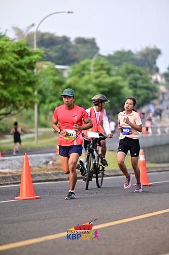 Race photo from CISANGKAN KBP CITY RUN 2025