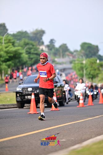 Race photo from CISANGKAN KBP CITY RUN 2025