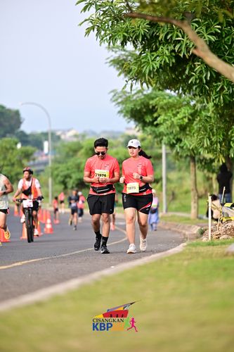Race photo from CISANGKAN KBP CITY RUN 2025
