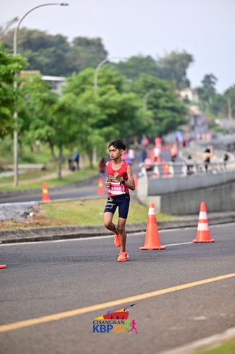Race photo from CISANGKAN KBP CITY RUN 2025