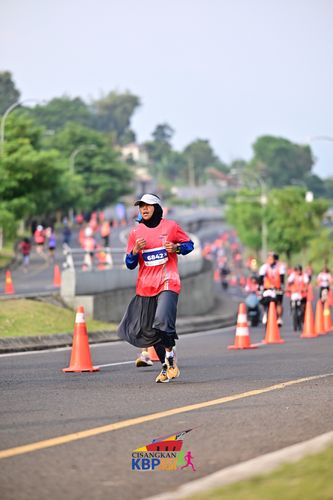 Race photo from CISANGKAN KBP CITY RUN 2025