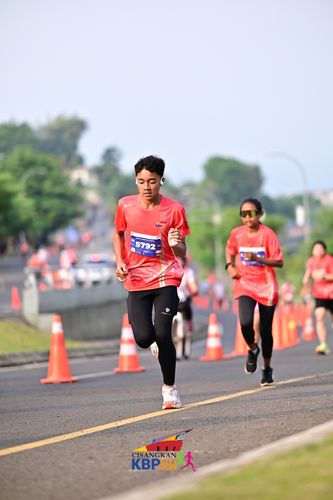 Race photo from CISANGKAN KBP CITY RUN 2025