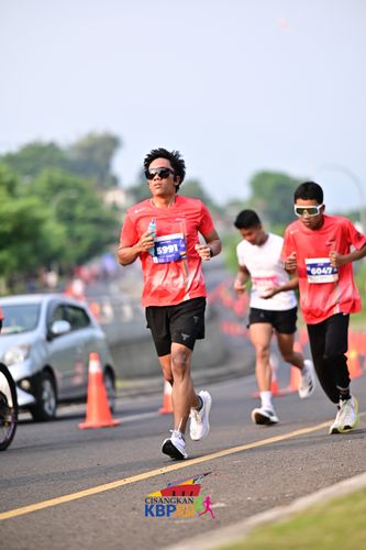 Race photo from CISANGKAN KBP CITY RUN 2025
