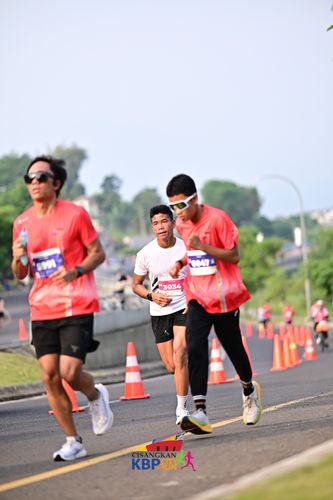 Race photo from CISANGKAN KBP CITY RUN 2025