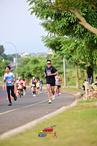 Race photo from CISANGKAN KBP CITY RUN 2025