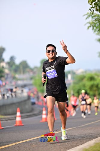 Race photo from CISANGKAN KBP CITY RUN 2025