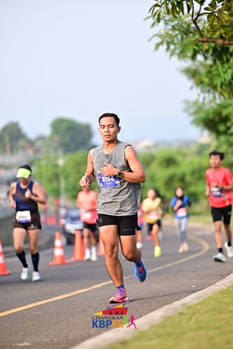 Race photo from CISANGKAN KBP CITY RUN 2025