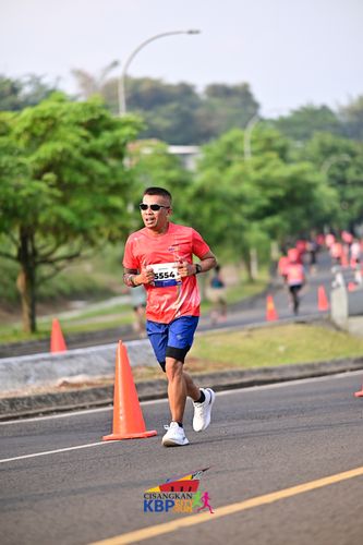 Race photo from CISANGKAN KBP CITY RUN 2025