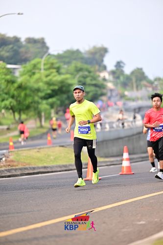 Race photo from CISANGKAN KBP CITY RUN 2025