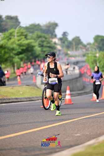 Race photo from CISANGKAN KBP CITY RUN 2025