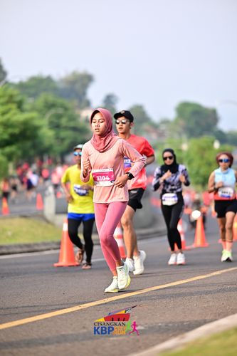 Race photo from CISANGKAN KBP CITY RUN 2025
