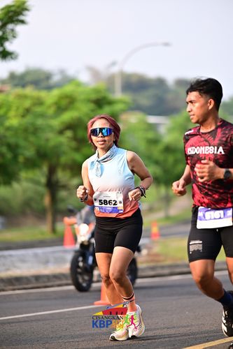 Race photo from CISANGKAN KBP CITY RUN 2025