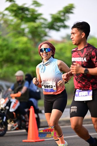 Race photo from CISANGKAN KBP CITY RUN 2025