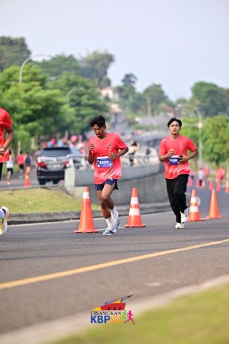 Race photo from CISANGKAN KBP CITY RUN 2025