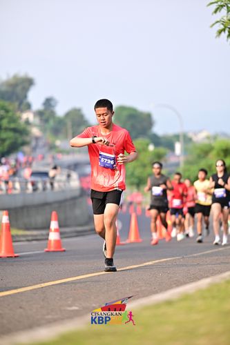 Race photo from CISANGKAN KBP CITY RUN 2025