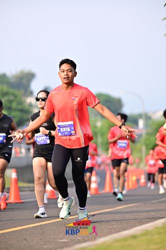 Race photo from CISANGKAN KBP CITY RUN 2025