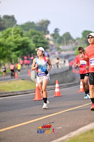Race photo from CISANGKAN KBP CITY RUN 2025