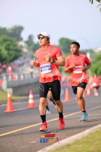 Race photo from CISANGKAN KBP CITY RUN 2025