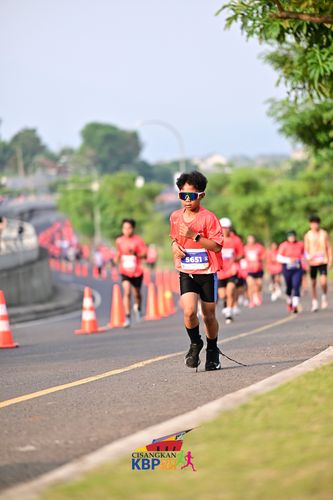 Race photo from CISANGKAN KBP CITY RUN 2025