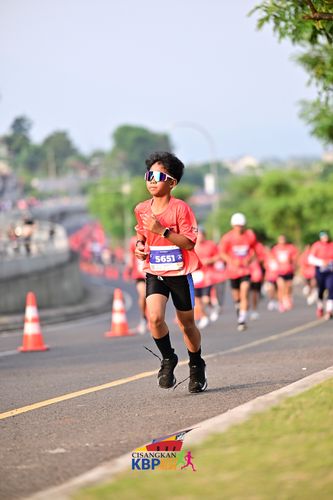 Race photo from CISANGKAN KBP CITY RUN 2025