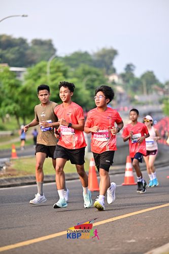 Race photo from CISANGKAN KBP CITY RUN 2025