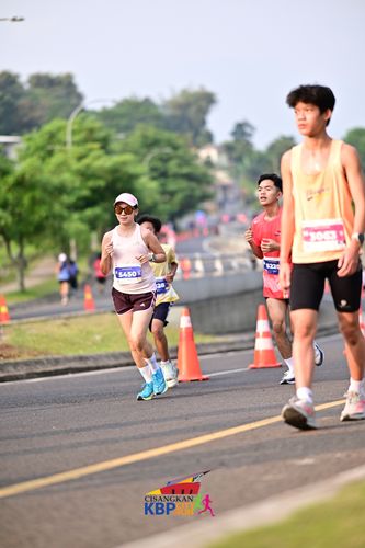 Race photo from CISANGKAN KBP CITY RUN 2025